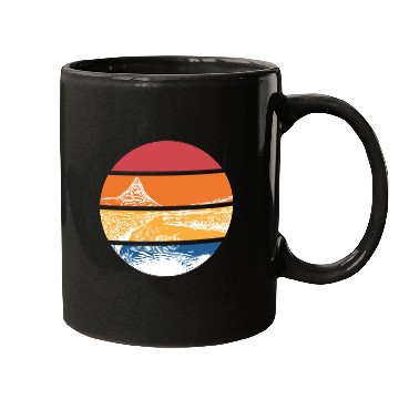 Discover River In Sunset With Mountain Mugs