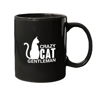 Discover Crazy Cat Gentleman Mugs