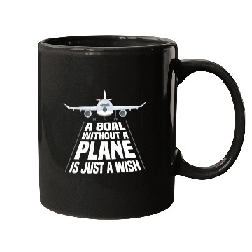 Discover Airline Pilot A Goal Without A Plane Aircraft Mugs