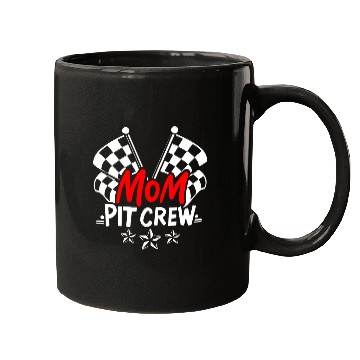 Discover Cool Mothers Day Car Racing Mama Mom Pit Crew Mugs