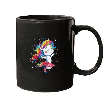 Discover Unicorn Ballet Dancer Mugs