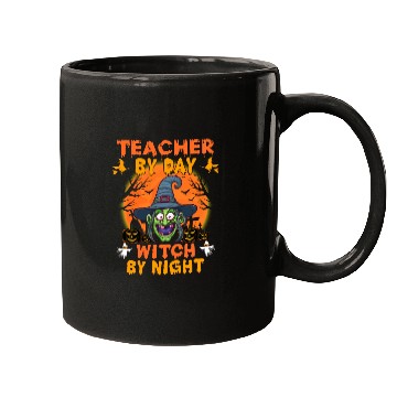 Discover Teacher By Day Witch By Night Mugs
