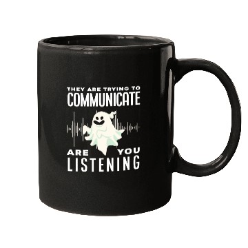 Discover Ghosts Communicate Ghost Hunting Mugs