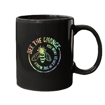 Discover Bee Mugs For Women Save The Bees Rainbow Pride