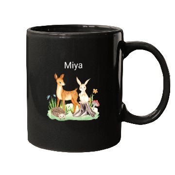 Discover Animal deer rabbit hedgehog Miya Mugs
