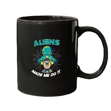 Discover Alien Extraterrestrial Area 51 UFO Space Geek Gift Mugs
