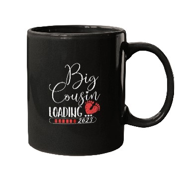 Discover Big cousin loading 2023 for pregnancy announcement Mugs