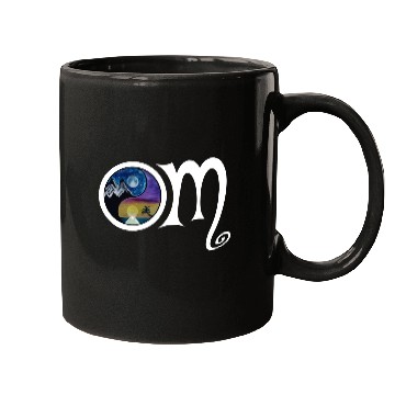 Discover OM Ying Yang Mugs