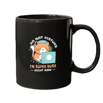 Discover Working Busy Cat Employee Cat Owner Worker Mugs
