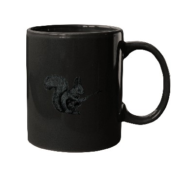 Discover Squirrel Playing Guitar Mugs