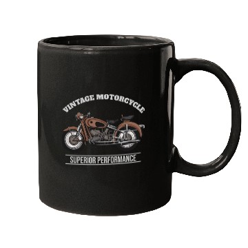 Discover Vintage Motorcycle Superior Performance Mugs