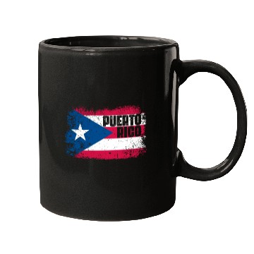 Discover Puerto Rico Flag Mugs
