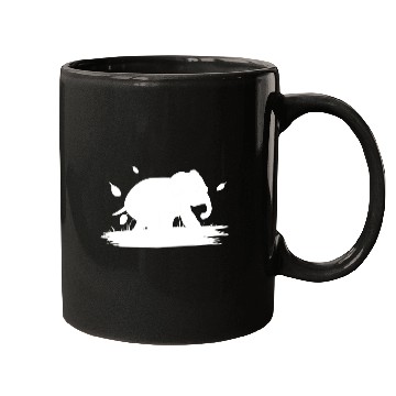 Discover Nature animal elephant icon Mugs