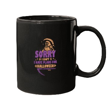 Discover Sorry I can't have plans for Halloween Mugs
