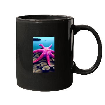Discover Pink starfish Mugs