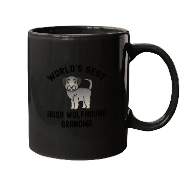 Discover World's Best Irish Wolfhound Grandma Mugs