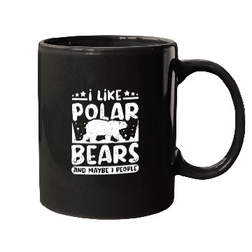 Discover I like polar bears and maybe 3 people Mugs