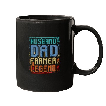 Discover Husband Dad Farmer Legend Mugs