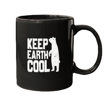 Discover Keep Earth Cool Earth Protect Polar Bear Animal Mugs