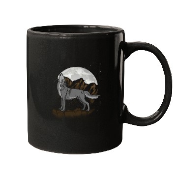 Discover Wolf Terrain Mugs