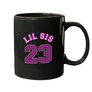 Discover Lil Sis 2023 Little Sister Baby Family Birth Child Mugs