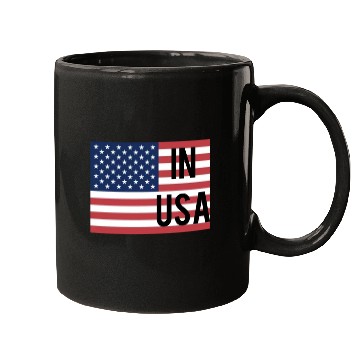 Discover In USA flag Mugs