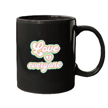Discover Rainbow unisex love for everyone Mugs