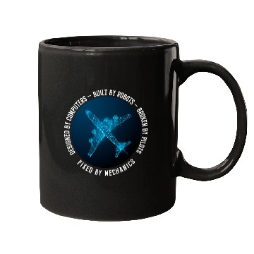 Discover Aviation Mechanic Aircraft Engineer Technician T S Mugs