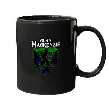 Discover Clan MacKenzie Scottish Tartan Rampant Lion Celtic Mugs