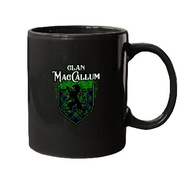 Discover Clan MacCallum Scottish Tartan Rampant Lion Celtic Mugs
