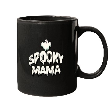 Discover Spooky Mama Halloween Ghost Mom Mugs
