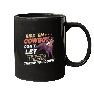 Discover Rodeo Bull Riding Livestock Show Farmer Cattle Mugs