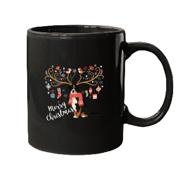 Discover Bernese Mountain Dog Christmas Mugs