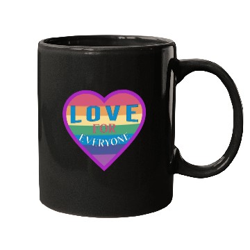 Discover Heart rainbow unisex love for everyone Mugs