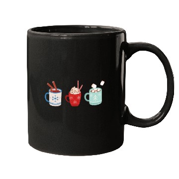 Discover Coffee Christmas Latte Mugs