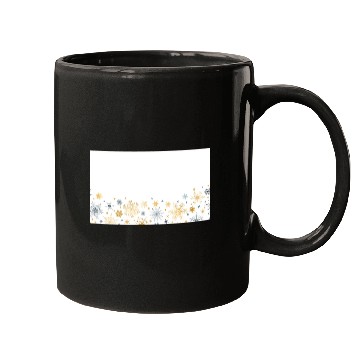 Discover Elegant Snowflakes White Gold Silver Mugs