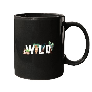 Discover Wild Animals Cat Eagle Monkey Deer Mugs