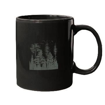 Discover Dark Forest Outdoor Nature Camper Mugs