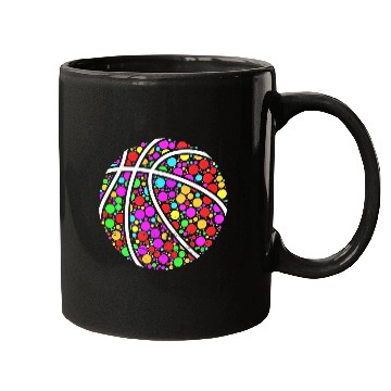 Discover International Dot Day Colored Basketball Polka Dot Mugs