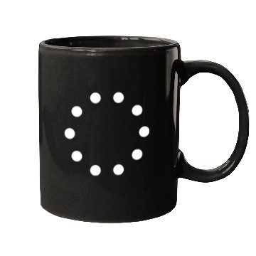 Discover circle shape 8 Mugs