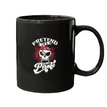 Discover Pretend I'm a pirate - pirate Halloween Mugs