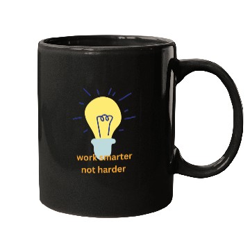 Discover work smarter not harder Mugs
