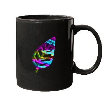 Discover leaf icon nature colorful Mugs