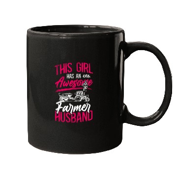 Discover Farming Farmer Husband Tractor Mugs
