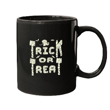 Discover Trick or treat funny mummy Mugs