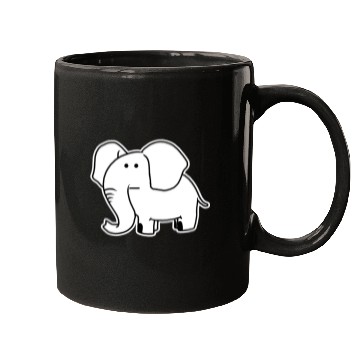 Discover Weird Elephant Funny Hippie Pet Animal Gift Mugs