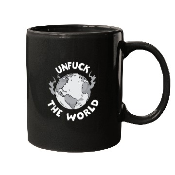 Discover Unfuck The World Save The Elephants Earth Day Mugs