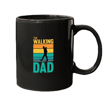 Discover The Walking Dad Retro Mugs
