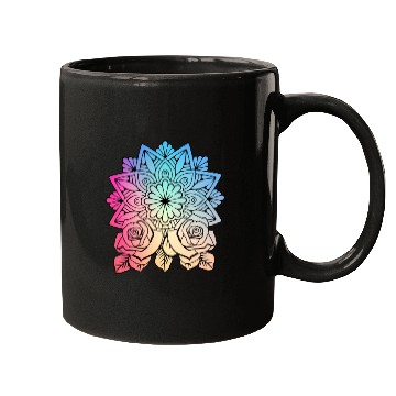 Discover Mandala Rose Art Mugs