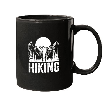 Discover Hiking Go Mountaineering Hiking Tour Hiking Day Mugs